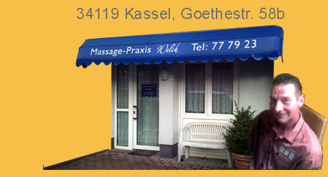 Ansicht der neuen Massage Praxis